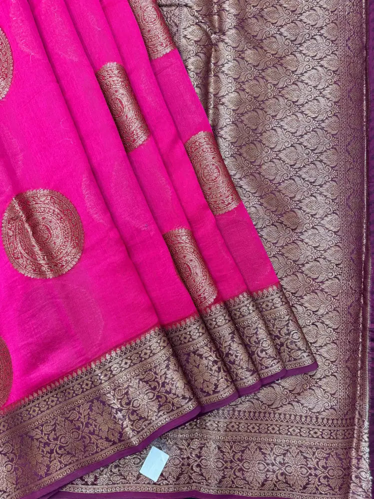 Pure Chinya Silk Saree for Women