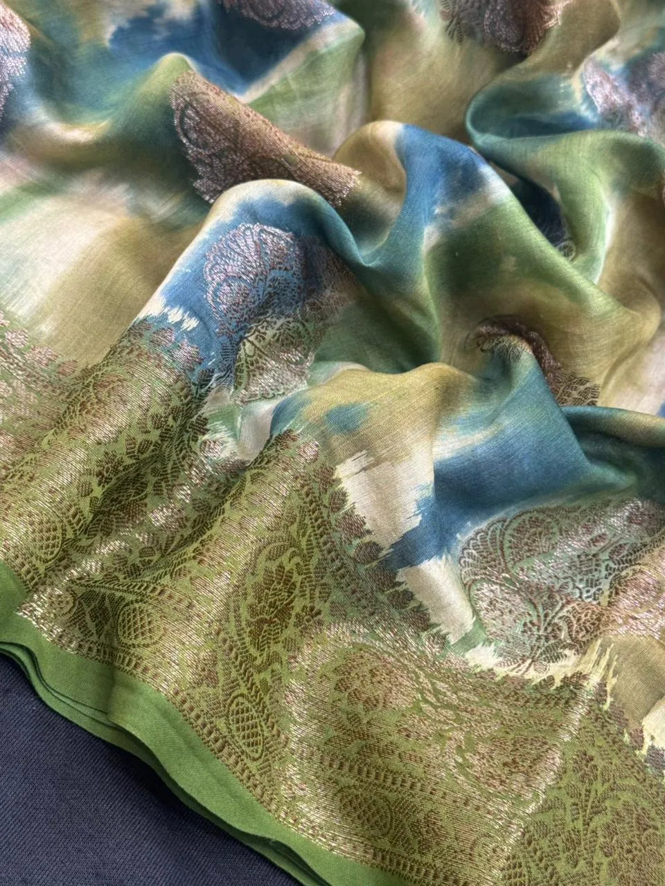 Pure Chinya Silk Saree – SP2