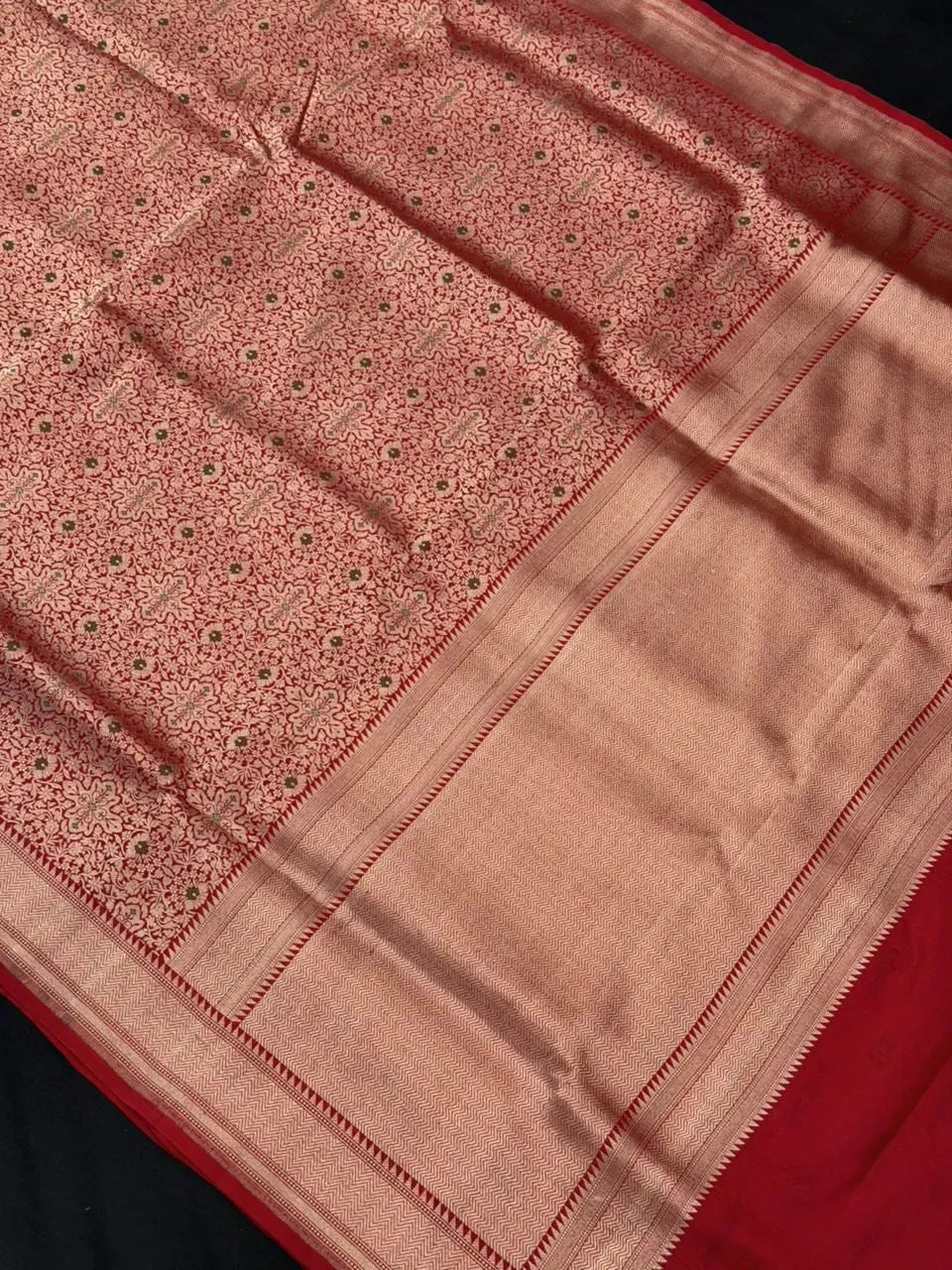 Banarasi Pure Katan Alfi Silk Saree